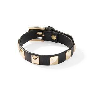 BNWT - PARK LANE BLACK RADLEY BRACELET BAND GOLD STUD